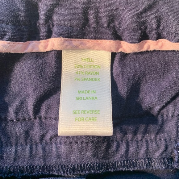 Lilly Pulitzer 8 Navy Leigh Pants - Picture 7 of 8